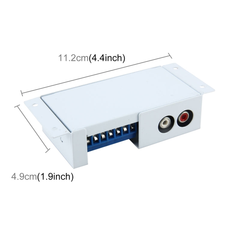 Car Audio Speaker Level Converter High VF Rotates Low VF Auto Car High to Low Impedance Converter Adapter Speaker to RCA Line - Car Amplifiers by PMC TechLife | Online Shopping South Africa | PMC TechLife | Buy Now Pay Later Mobicred