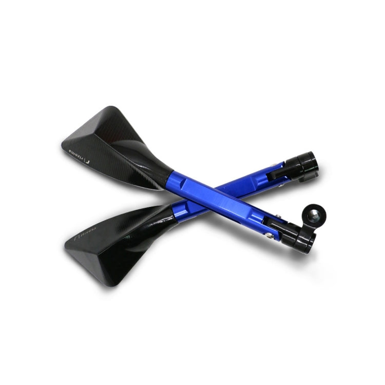 2 PCS Motorcycle Parts CNC Technology Aluminum Alloy Rearview Mirror Side Mirror(Black) - Side Mirrors by PMC TechLife | Online Shopping South Africa | PMC TechLife | Buy Now Pay Later Mobicred