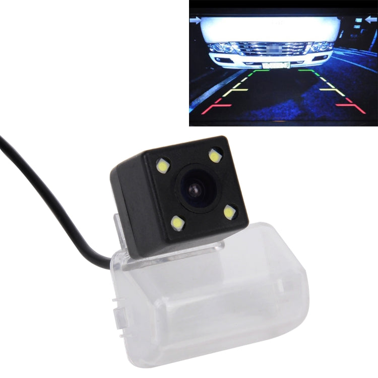 656��492 Effective Pixel  NTSC 60HZ CMOS II Waterproof Car Rear View Backup Camera With 4 LED Lamps for 2005-2013 Version Mazda 6 - Rear View Cameras by PMC TechLife | Online Shopping South Africa | PMC TechLife | Buy Now Pay Later Mobicred