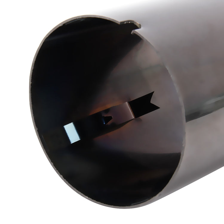Car Styling Stainless Steel Exhaust Tail Muffler Tip Pipe for VW Volkswagen 1.2T Swept Volume(Black) - Exhaust Pipes by PMC TechLife | Online Shopping South Africa | PMC TechLife | Buy Now Pay Later Mobicred