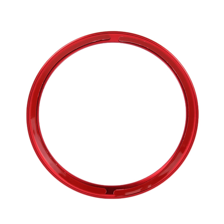 Car Auto Steering Wheel Aluminum Alloy Ring Cover Trim Sticker Decoration for Jaguar(Red) - free shipping - PMC Jewellery - Order now!