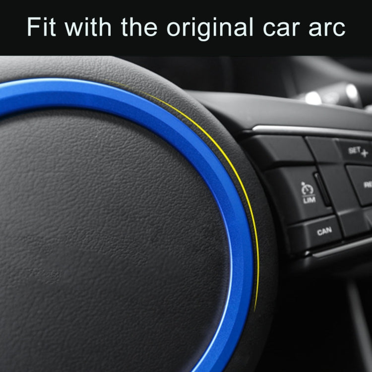 Car Auto Steering Wheel Aluminum Alloy Ring Cover Trim Sticker Decoration for Jaguar(Silver) - free shipping - PMC Jewellery - Order now!