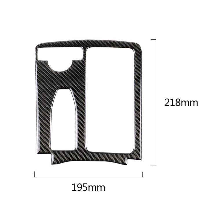 Car Carbon Fiber Left Drive Gear Position Panel Decorative Sticker for Mercedes-Benz W204 2007-2013 / W212 2010-2012 - Car Interior Mouldings by PMC TechLife | Online Shopping South Africa | PMC TechLife | Buy Now Pay Later Mobicred