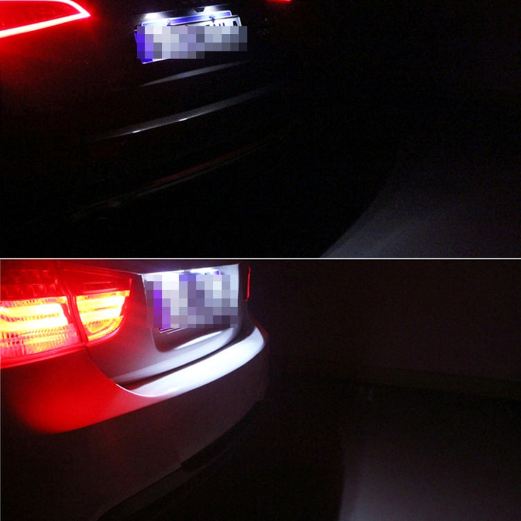 2 PCS DC 12V 2W 120LM 6000K LED License Plate Light 18-SMD Bulbs Lamps for Honda Civic VII4/5D 01-05, VIII 06-17, City 4D 03-09, Lengend 99-04 - License Plate Lights by PMC TechLife | Online Shopping South Africa | PMC TechLife