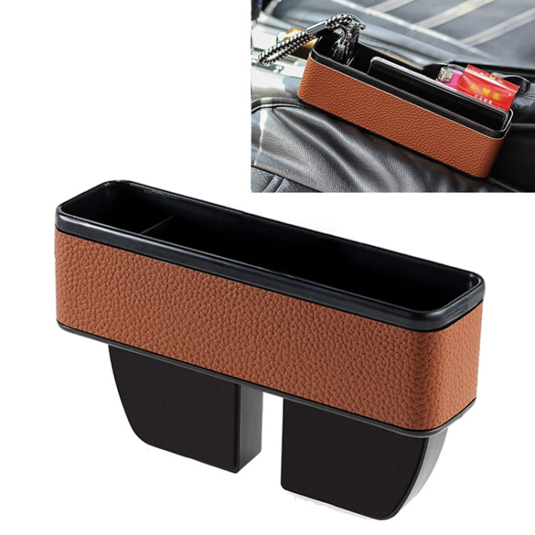 Universal Car Multi-functional Console Side Pocket Seat Gap Side Storage Box (Brown) - free shipping - PMC Jewellery - Order now!
