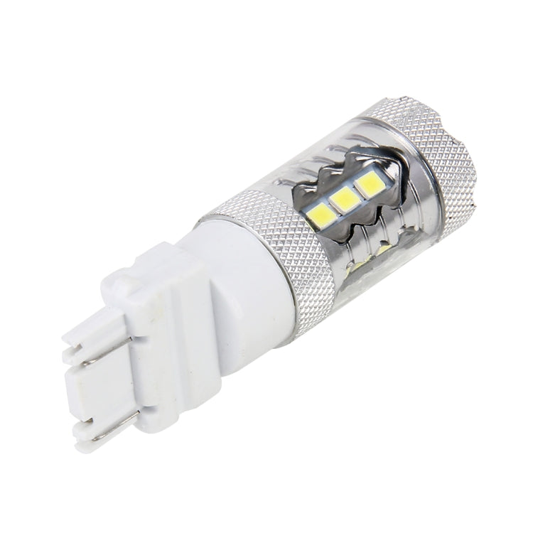2 PCS T20 / 7440 5W 250LM 6000K Car Auto Turn Light Reversing Lights 16LEDs SMD-2835 Lamps, DC 12V(White Light) - free shipping - PMC TechLife - Order now!