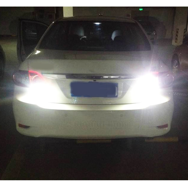 2 PCS T20 / 7440 5W 250LM 6000K Car Auto Turn Light Reversing Lights 16LEDs SMD-2835 Lamps, DC 12V(White Light) - free shipping - PMC TechLife - Order now!