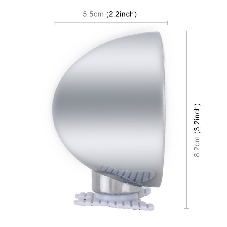 3R-044 Auxiliary Rear View Mirror Car Adjustable Blind Spot Mirror Wide Angle Auxiliary Rear View Side Mirror(Silver) - Interior Mirrors by 3R | Online Shopping South Africa | PMC TechLife | Buy Now Pay Later Mobicred