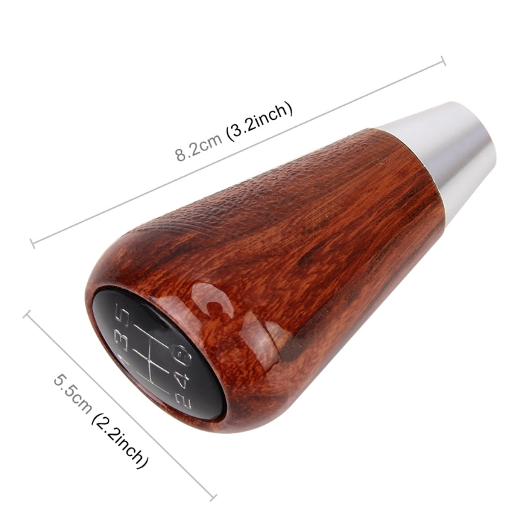 Universal Vehicle Modified Resin Shifter Manual 6-Speed Gear Shift Knob, Size: 8.2*5.5cm (Brown) - Shift Knob by PMC TechLife | Online Shopping South Africa | PMC TechLife | Buy Now Pay Later Mobicred