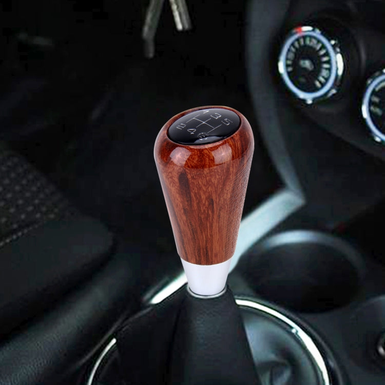 Universal Vehicle Modified Resin Shifter Manual 6-Speed Gear Shift Knob, Size: 8.2*5.5cm (Brown) - Shift Knob by PMC TechLife | Online Shopping South Africa | PMC TechLife | Buy Now Pay Later Mobicred