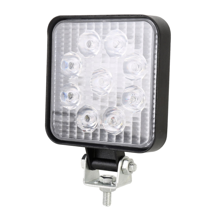 DC 10-30V 27W 2500LM 6000K Waterproof Vehicle Car Boat Marine External Work Lights Emergency Lights 60 Degrees Adjustable Flood Light LED Car Bulbs with 9 Intense Wafer LED Lights(White Light) - Work Lights by PMC TechLife | Online Shopping South Africa | PMC TechLife | Buy Now Pay Later Mobicred