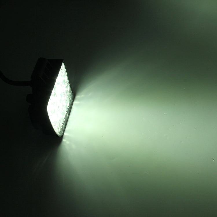 DC 10-30V 27W 2500LM 6000K Waterproof Vehicle Car Boat Marine External Work Lights Emergency Lights 60 Degrees Adjustable Flood Light LED Car Bulbs with 9 Intense Wafer LED Lights(White Light) - Work Lights by PMC TechLife | Online Shopping South Africa | PMC TechLife | Buy Now Pay Later Mobicred