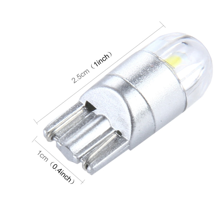 2 PCS T10 2W 150 LM 6000K 2 SMD-3030 LED Car Clearance Lights Lamp, DC 12V(White Light) - Clearance Lights by PMC TechLife | Online Shopping South Africa | PMC TechLife | Buy Now Pay Later Mobicred
