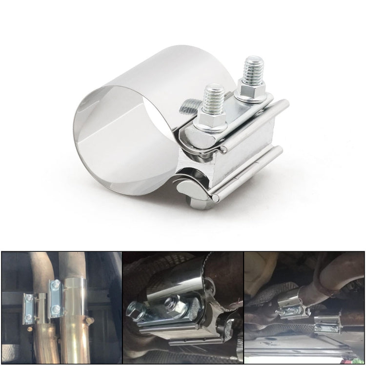 2.75 inch Car Turbo Exhaust Downpipe Stainless Steel Lap Joint Band Clamp - Booster Cable & Clip by PMC TechLife | Online Shopping South Africa | PMC TechLife | Buy Now Pay Later Mobicred