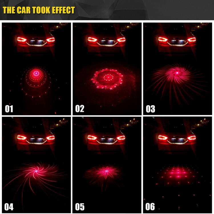 200mW Universal Car And Motorcycle Rear-end Alarm 650nM Laser Fog Anti-Collision Warning Lamp with Six Pattern, DC 8-36V Cable Length: 60cm(Red Light) - Fog / Driving Lights by PMC TechLife | Online Shopping South Africa | PMC TechLife | Buy Now Pay Later Mobicred