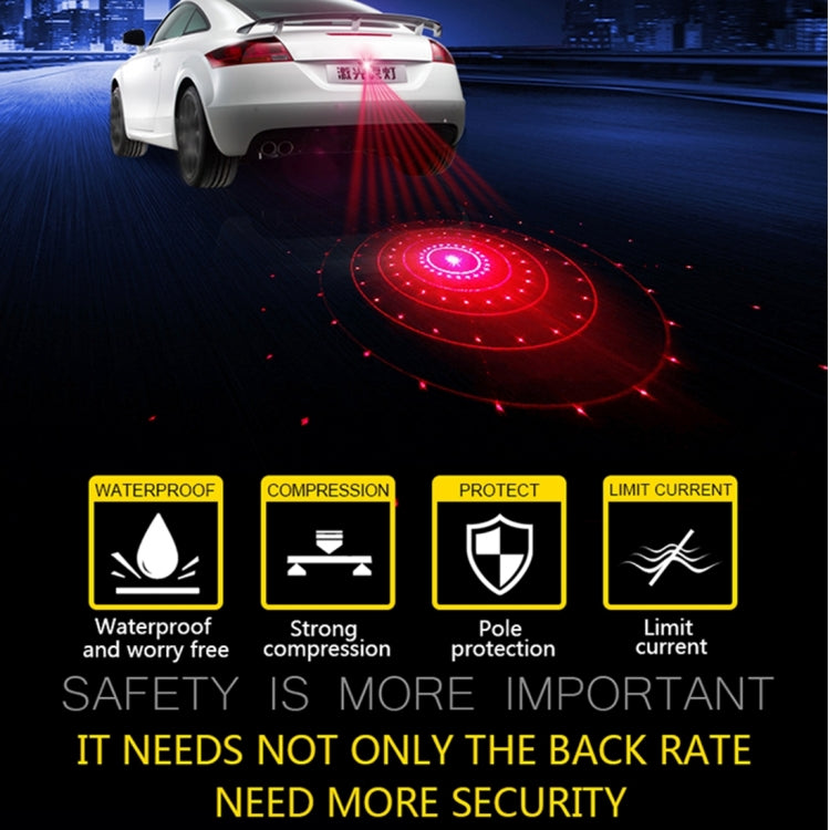200mW Universal Car And Motorcycle Rear-end Alarm 650nM Laser Fog Anti-Collision Warning Lamp with Six Pattern, DC 8-36V Cable Length: 60cm(Red Light) - Fog / Driving Lights by PMC TechLife | Online Shopping South Africa | PMC TechLife | Buy Now Pay Later Mobicred