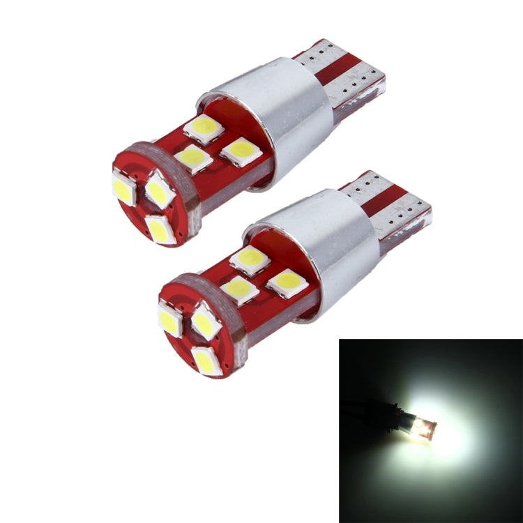 2 PCS T10 2.5W 200 LM 6000K 9 SMD-3030 LED Car Clearance Lights Lamp, DC 12V(White Light) - Clearance Lights by PMC TechLife | Online Shopping South Africa | PMC TechLife | Buy Now Pay Later Mobicred