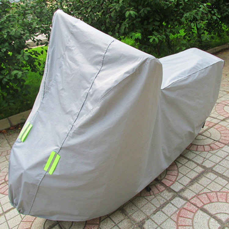 Outdoor Universal Anti-Dust Sunproof Water-resistant Electric Bike Without Rear Box Aluminum Film Flocking Cover with Warning Strips, Fits Bike up to 2m(78 Inches) In Length, XL Size: 203x89x122cm - Raincoat by PMC Jewellery | Online Shopping South Africa | PMC Jewellery | Buy Now Pay Later Mobicred