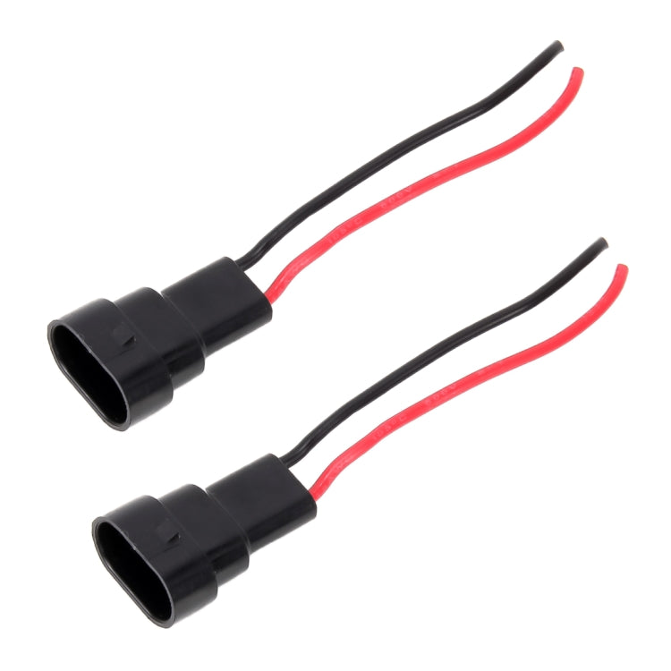 1 Pair 9005 / 9006 / 9012 Bulb Holder Base Male Socket with Wire - free shipping - PMC TechLife - Order now!