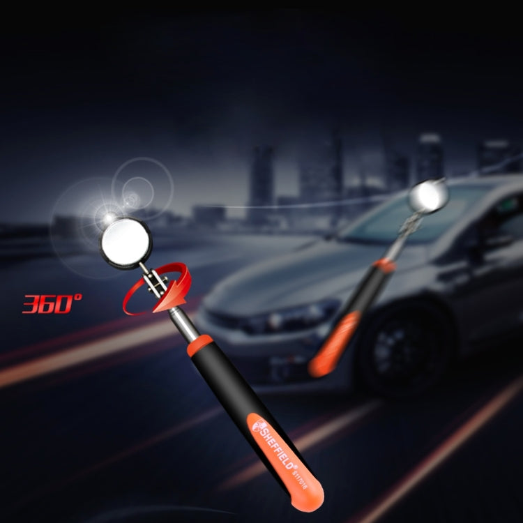 Retractable Vehicle Car Chassis Telescoping Inspection Mirror with 1 PCS 5mm LED Light, Mirror Diameter: 55mm, Max Expanding Length: 940mm - Electronic Test by PMC TechLife | Online Shopping South Africa | PMC TechLife | Buy Now Pay Later Mobicred