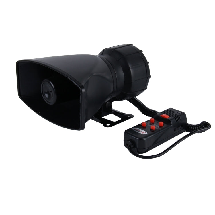 HJS-78005 12V 60W 300dB Car Electric Alarm Air Horn Siren Speaker 5 Sound Tone/ 3 Sound Tone Super Loud With Mic, Cable Length: 60cm - Security Alarm System by PMC TechLife | Online Shopping South Africa | PMC TechLife | Buy Now Pay Later Mobicred