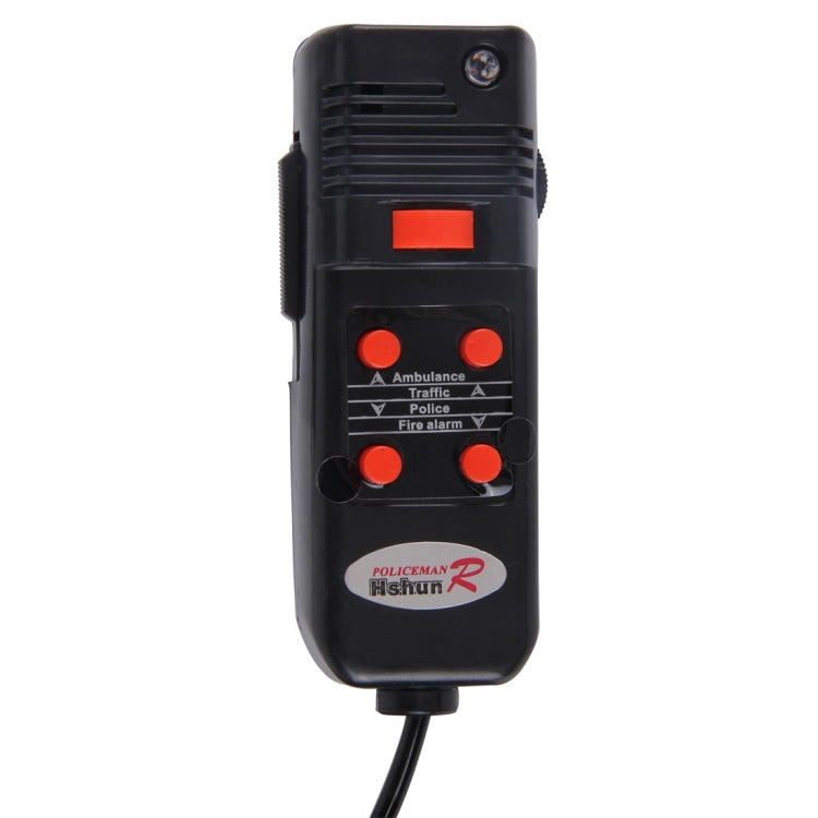 HJS-78005 12V 60W 300dB Car Electric Alarm Air Horn Siren Speaker 5 Sound Tone/ 3 Sound Tone Super Loud With Mic, Cable Length: 60cm - Security Alarm System by PMC TechLife | Online Shopping South Africa | PMC TechLife | Buy Now Pay Later Mobicred