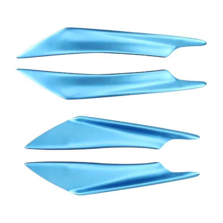 4 PCS Car-Styling Flank Decorative Sticker(Blue) - Decorative Sticker by PMC TechLife | Online Shopping South Africa | PMC TechLife | Buy Now Pay Later Mobicred