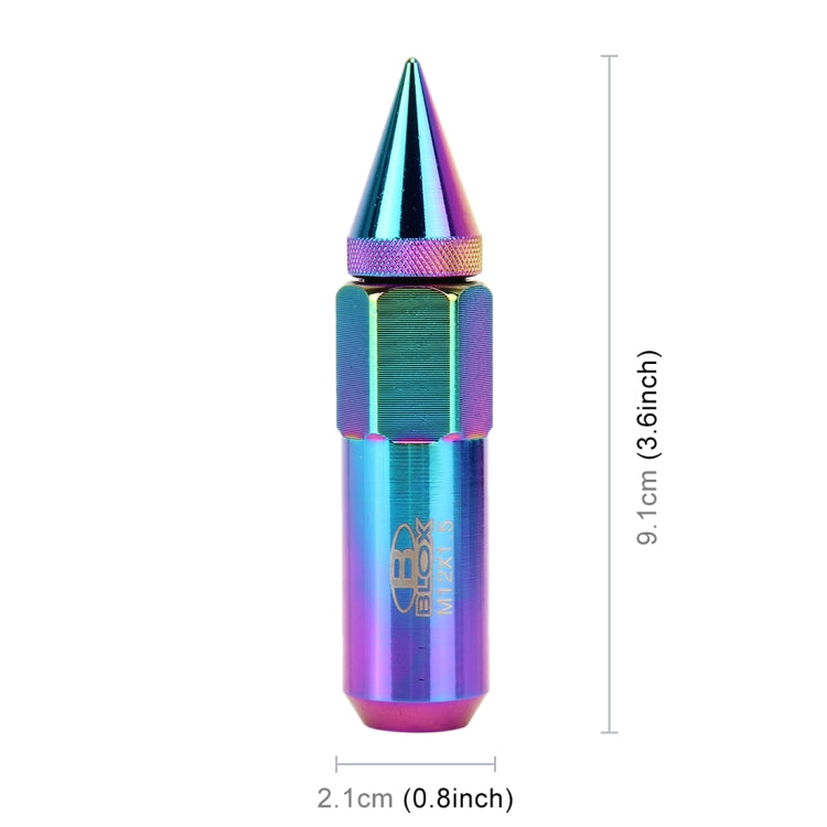 20 PCS Wheel Drive Hub Adaptor Car Wheel Nut  Adjustable Decorative Steering Wheel Hub Nut - Nuts & Bolts by PMC TechLife | Online Shopping South Africa | PMC TechLife | Buy Now Pay Later Mobicred