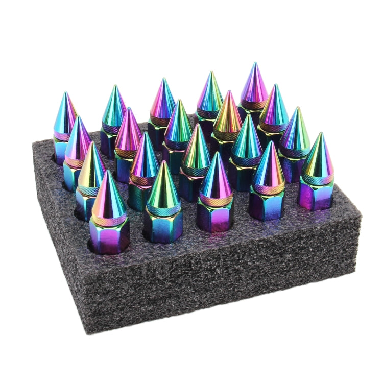 20 PCS Wheel Drive Hub Adaptor Car Wheel Nut  Adjustable Decorative Steering Wheel Hub Nut - Nuts & Bolts by PMC TechLife | Online Shopping South Africa | PMC TechLife | Buy Now Pay Later Mobicred