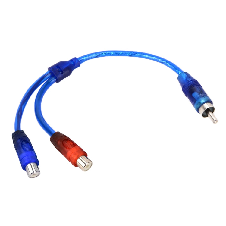 Car AV Audio Video 2 Female to 1 Male Aluminum Extension Cable Wiring Harness, Cable Length: 26cm - DIY Cables by PMC TechLife | Online Shopping South Africa | PMC TechLife | Buy Now Pay Later Mobicred