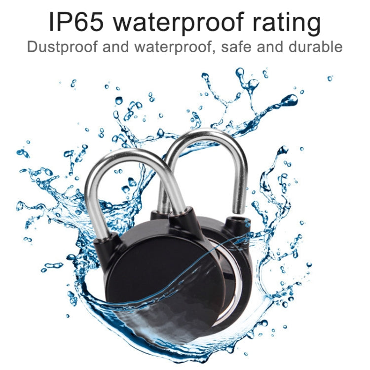 Waterproof Intelligent Bluetooth Fingerprint Padlock Remote Unlocking for iOS / Android(Silver) - Padlocks by PMC TechLife | Online Shopping South Africa | PMC TechLife | Buy Now Pay Later Mobicred
