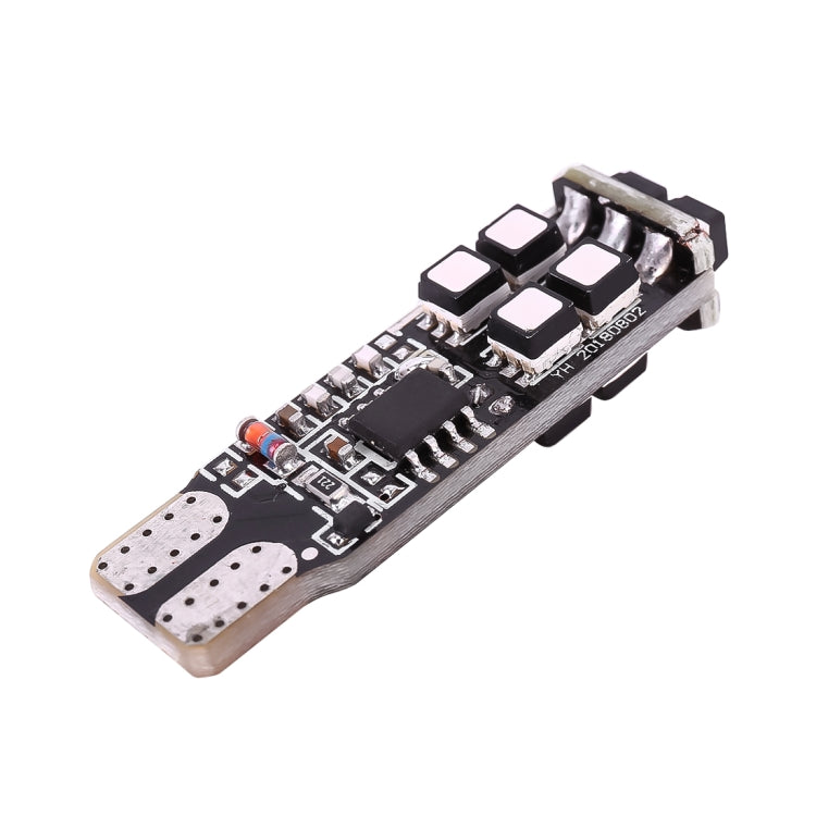 2 PCS W5W 194 T10 Multi Colors 10 SMD 3535 LED Car Clearance Light Marker Light with Remote Control, DC 12V - Clearance Lights by PMC TechLife | Online Shopping South Africa | PMC TechLife | Buy Now Pay Later Mobicred