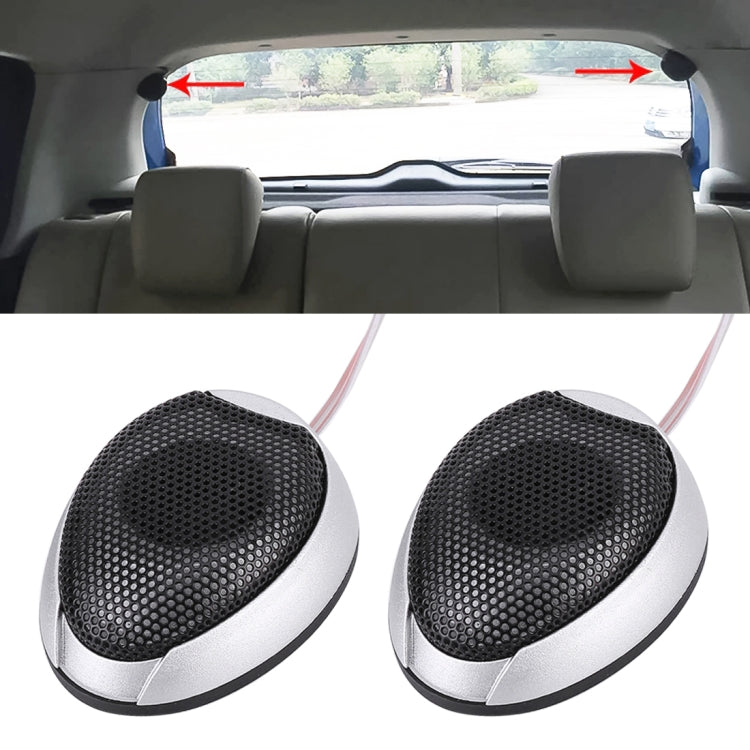 2 PCS CQS-106 1000W 98dB Car Dome Tweeter Audio Loudspeaker Treble Speaker - Car Amplifiers by PMC TechLife | Online Shopping South Africa | PMC TechLife | Buy Now Pay Later Mobicred