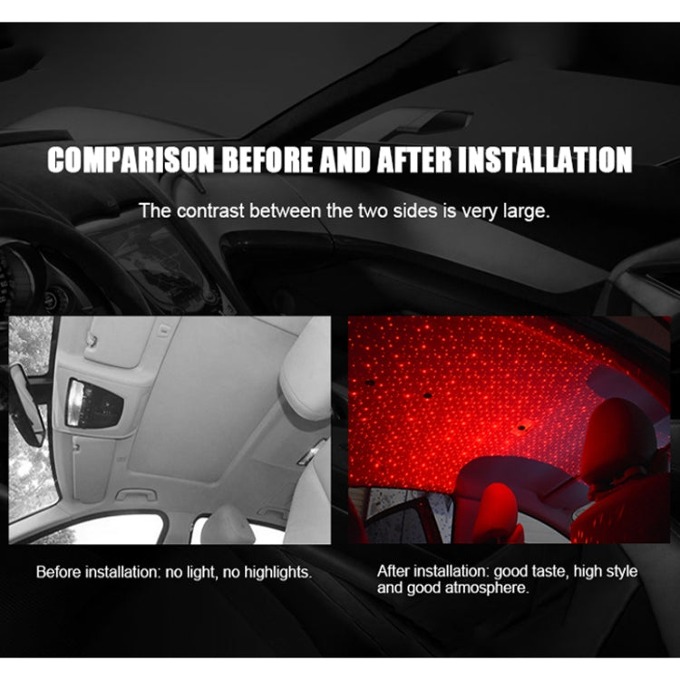 5V Roof Ceiling Decoration Red Light Star Night Lights Starry Sky Atmosphere Lamp Projector with Remote Control - Atmosphere lights by PMC TechLife | Online Shopping South Africa | PMC TechLife | Buy Now Pay Later Mobicred