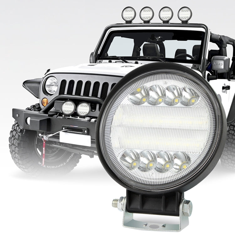 2 PCS 4 inch 15W Spot / Flood Light White Light Round-Shaped Waterproof Car SUV Work Lights Spotlight LED Bulbs, DC 9-30V - Work Lights by PMC TechLife | Online Shopping South Africa | PMC TechLife | Buy Now Pay Later Mobicred