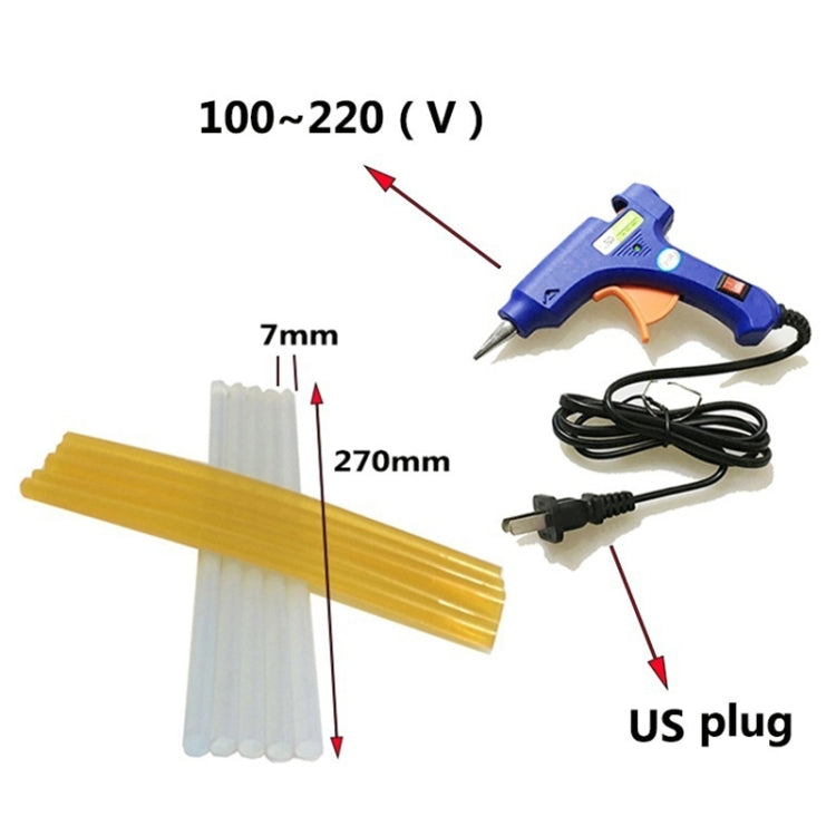 40 in 1 Auto Car Metal PDR Dent Lifter-Glue Puller Tab Hail Removal Paintless Car Dent Repair Tools Kit, with 20W Glue Gun, US Plug or EU Plug - free shipping - PMC TechLife - Order now!
