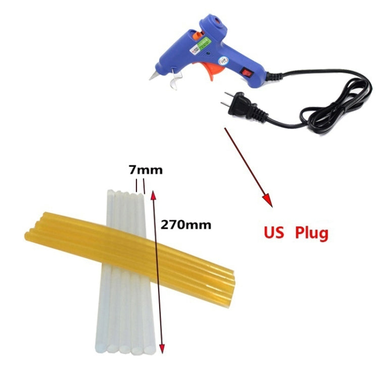 44 in 1 Auto Car Metal PDR Dent Lifter-Glue Puller Tab Hail Removal Paintless Car Dent Repair Tools Kit, with 20W Glue Gun, US Plug or EU Plug - Hand Tool Sets by PMC TechLife | Online Shopping South Africa | PMC TechLife | Buy Now Pay Later Mobicred