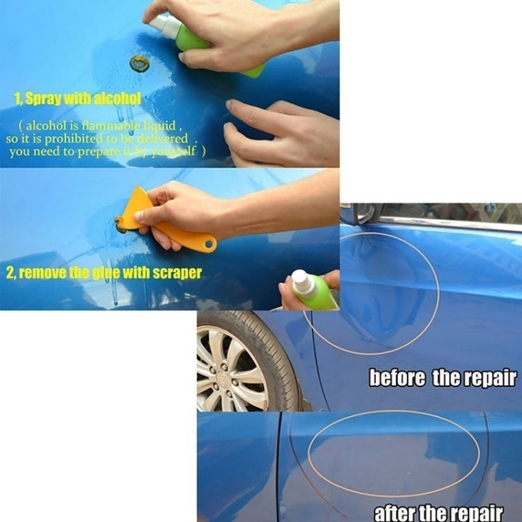 32 in 1 Auto Car Metal PDR Dent Lifter-Glue Puller Tab Hail Removal Paintless Car Dent Repair Tools Kit, with 20W Glue Gun, US Plug or EU Plug - Hand Tool Sets by PMC TechLife | Online Shopping South Africa | PMC TechLife | Buy Now Pay Later Mobicred