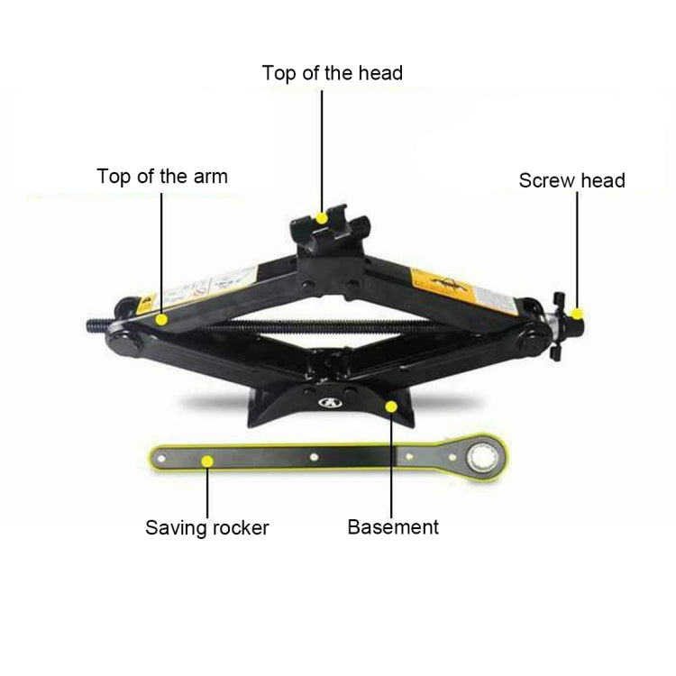 Upright ST-112C Heavy Duty Stabilizer Scissor Jack with Handle Lift Levelers 4000 Pound (2 Ton) Capacity Each - 9.8 to 44.2 CM Range - Car Jacks by PMC TechLife | Online Shopping South Africa | PMC TechLife | Buy Now Pay Later Mobicred