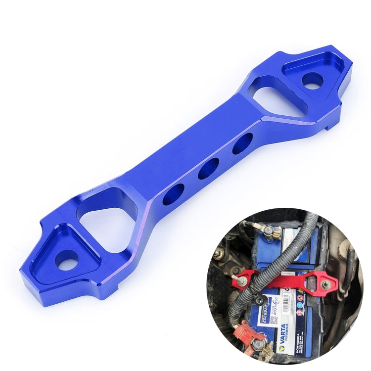 Universal Car Short Arch Stainless Steel Battery Tie Down Clamp Bracket, Size: 18.2 x 4.5 x 2cm (Blue) - free shipping - PMC Jewellery - Order now!