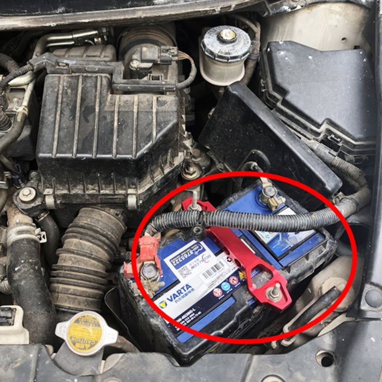 Universal Car Short Arch Stainless Steel Battery Tie Down Clamp Bracket, Size: 18.2 x 4.5 x 2cm (Blue) - free shipping - PMC Jewellery - Order now!