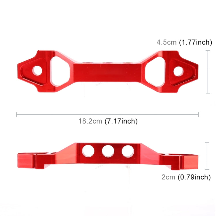 Universal Car Short Arch Stainless Steel Battery Tie Down Clamp Bracket, Size: 18.2 x 4.5 x 2cm (Red) - Booster Cable & Clip by PMC Jewellery | Online Shopping South Africa | PMC Jewellery | Buy Now Pay Later Mobicred