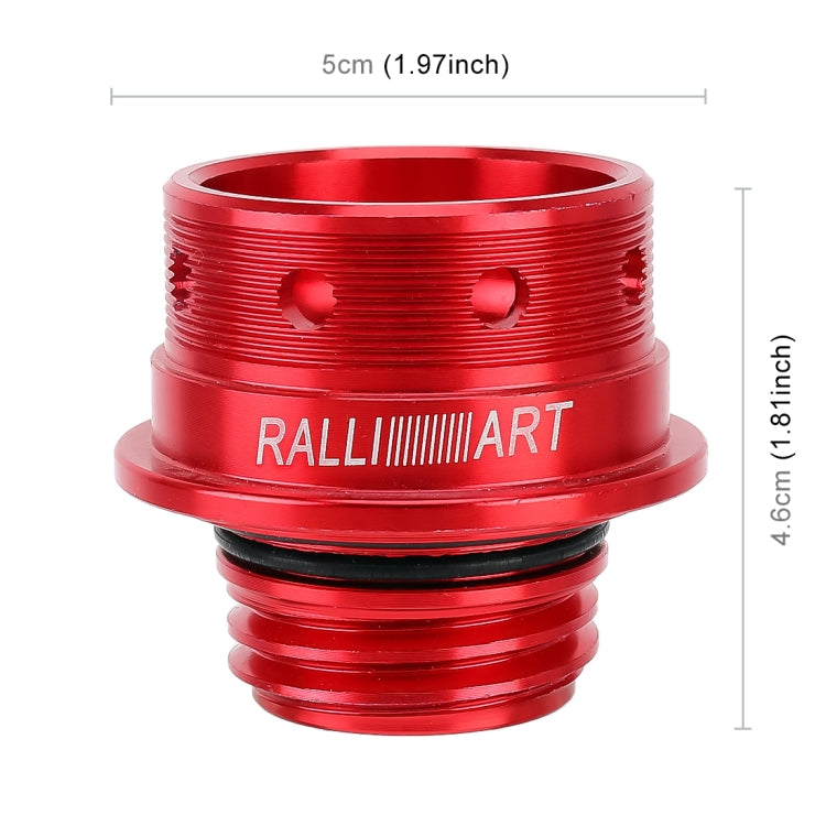 Car Modified Stainless Steel Oil Cap Engine Tank Cover for Mitsubishi, Size: 5.0 x 4.6cm(Red) - Tank Covers by PMC TechLife | Online Shopping South Africa | PMC TechLife | Buy Now Pay Later Mobicred
