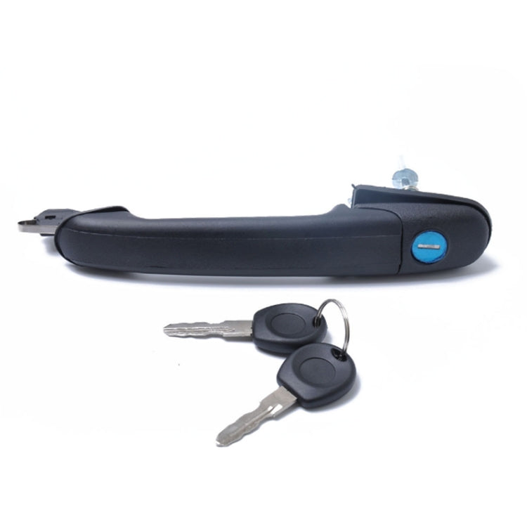 Car Front Door handle 6N0837207C, 66N0837207D + 2 Keys for Volkswagen Polo - Door Handles by PMC TechLife | Online Shopping South Africa | PMC TechLife