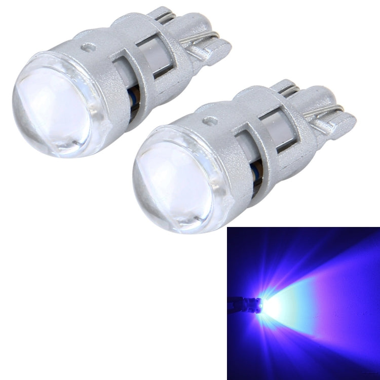 10 PCS T10 1W 50LM Car Clearance Light with SMD-3030 Lamp, DC 12V(Blue Light) - Clearance Lights by PMC TechLife | Online Shopping South Africa | PMC TechLife | Buy Now Pay Later Mobicred