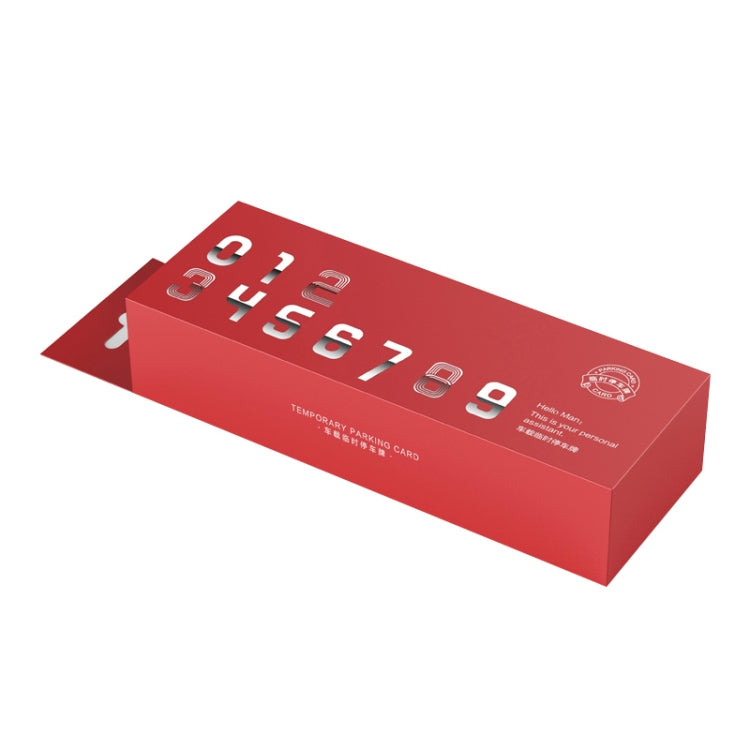 Creative Temporary Parking Card Car Sticker (Grey) - Parking Card by PMC TechLife | Online Shopping South Africa | PMC TechLife | Buy Now Pay Later Mobicred