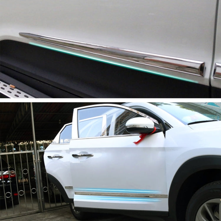 4 PCS Car Auto Door Side Edge Metal Anti-scratch Body Guard Protection Strip Sticker(Black) - Anti Collision Sticker by PMC TechLife | Online Shopping South Africa | PMC TechLife | Buy Now Pay Later Mobicred