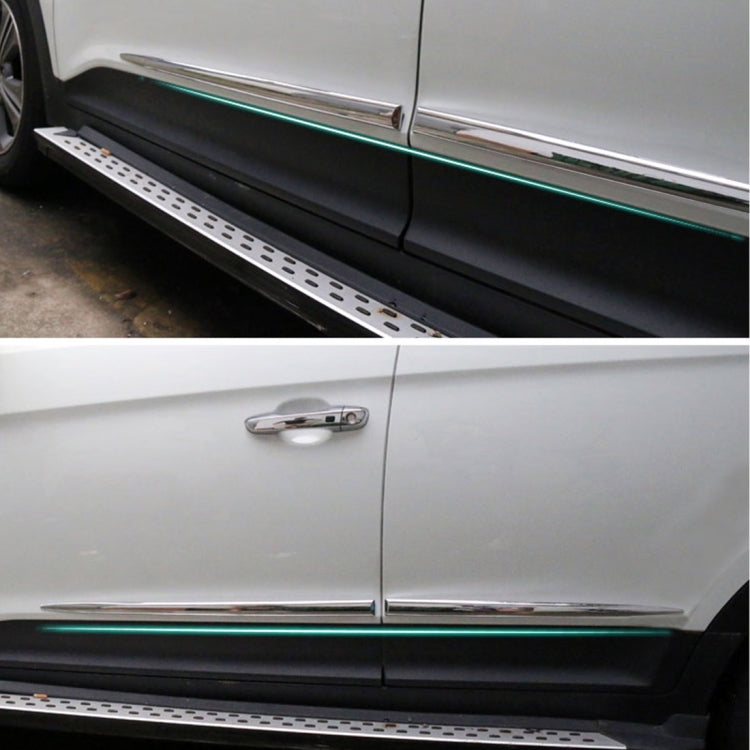 4 PCS Car Auto Door Side Edge Metal Anti-scratch Body Guard Protection Strip Sticker(Black) - Anti Collision Sticker by PMC TechLife | Online Shopping South Africa | PMC TechLife | Buy Now Pay Later Mobicred