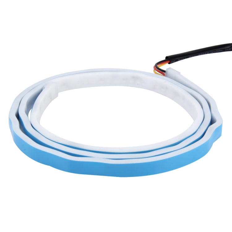 1.2m Car Auto Waterproof Universal Four Color Rear Flowing Light Tail Box Lights with Tail Light Controller, Ice Blue Light Driving Light, White Light Reversing Light, Red Light Brake Light, Yellow Light Turn Signal Light, LED Lamp Strip Tail Decoration - Brake Lights by PMC TechLife | Online Shopping South Africa | PMC TechLife | Buy Now Pay Later Mobicred