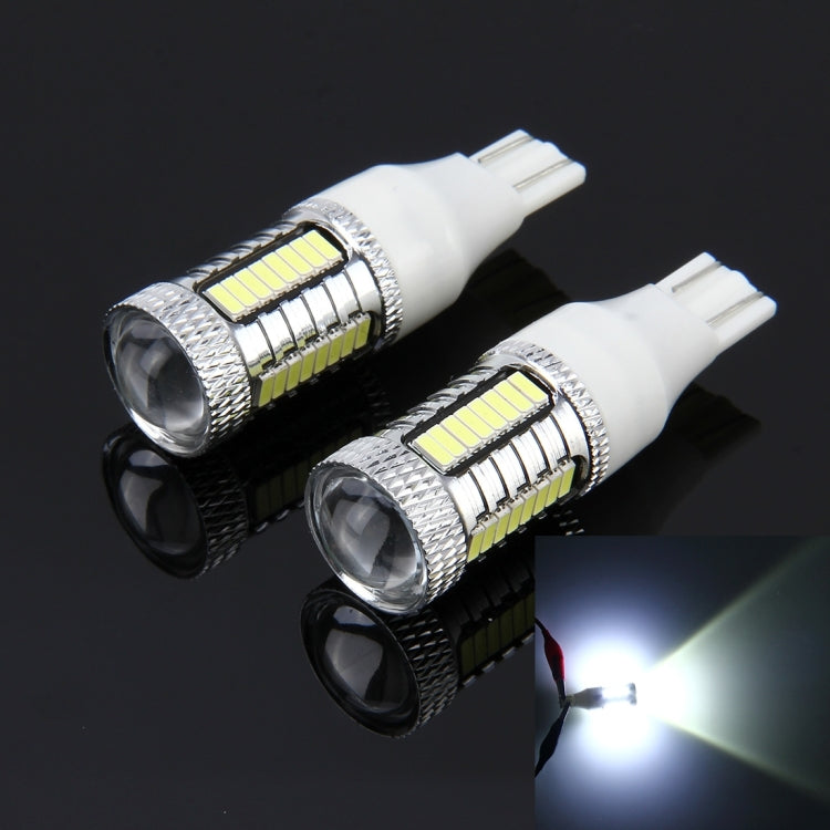 2 PCS T15 10W 650 LM 6000K Car Auto Brake Light Clearance Light Backup Light with 1 Lamps and 32 SMD-4014 LED Lamps, DC 12V(White Light) - Brake Lights by PMC TechLife | Online Shopping South Africa | PMC TechLife | Buy Now Pay Later Mobicred
